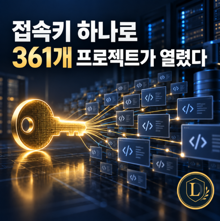 티빙 유출 사고, 접속키 하나로 361개 프로젝트가 열렸다