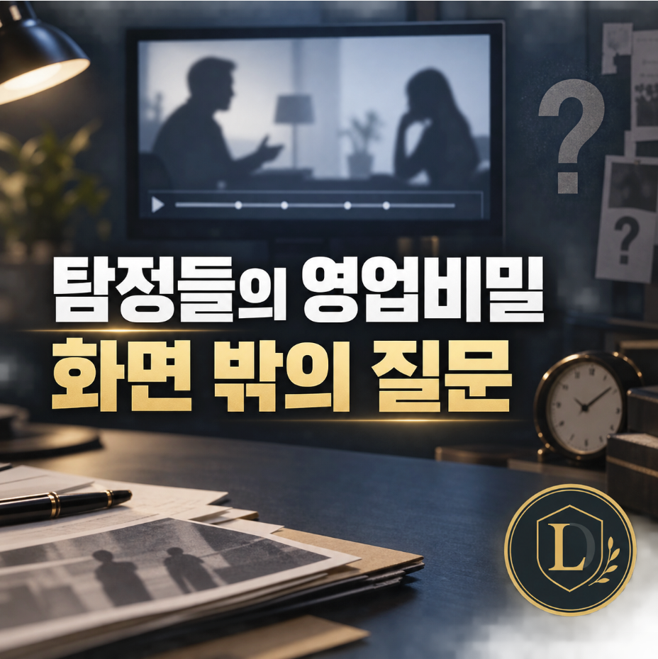 탐정들의 영업비밀 : 화면 밖의 질문