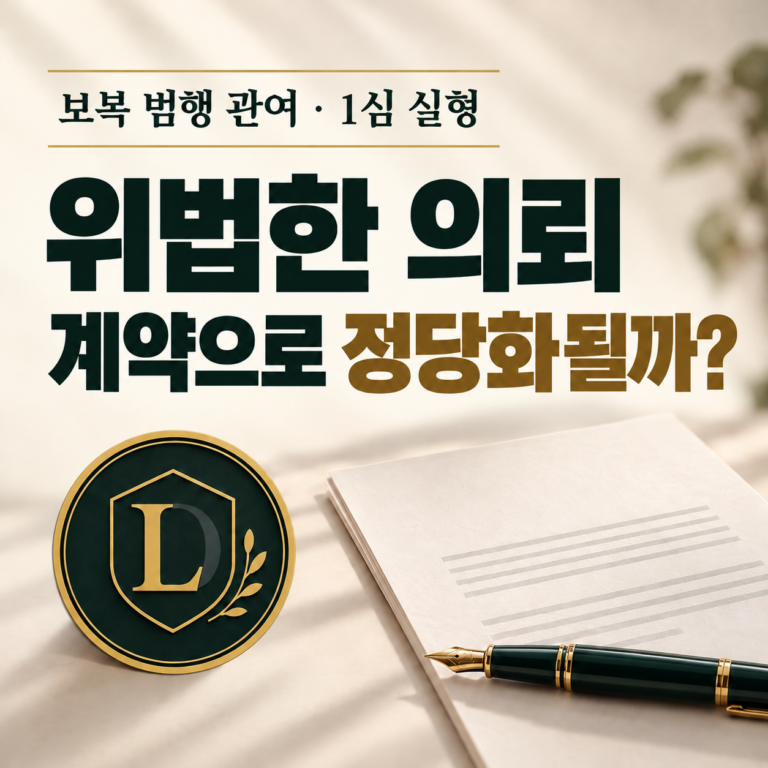 보복 범행 관여, 1심 실형